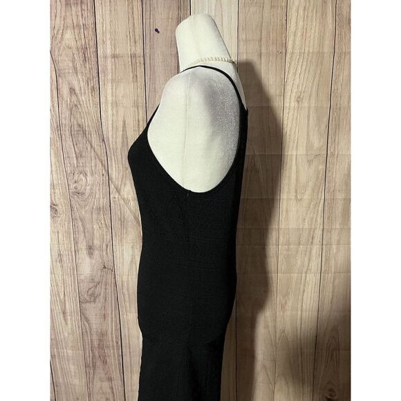 WOMENS BLACK PENCIL GARAGE DRESS - Picture 4 of 10